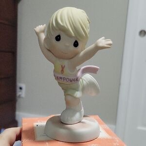 Precious Moments Empowerment Doll - Cream and Pink Breast Cancer Edition W/ Box